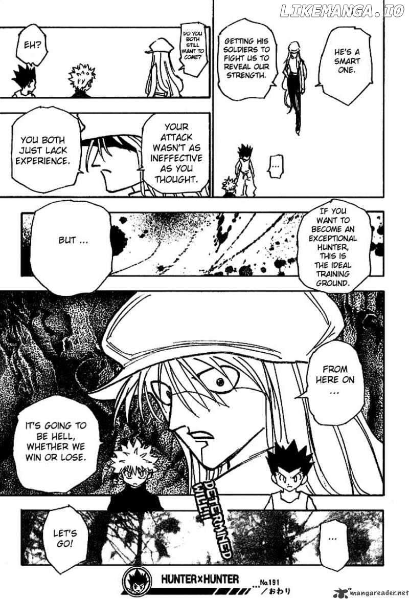 Hunter x Hunter, Chapter 191 image 16